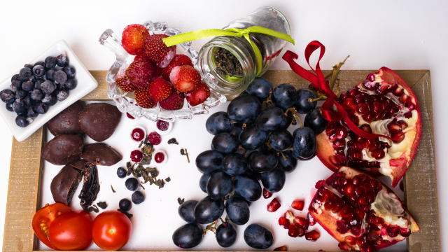 Resvératrol, vitamine C, stress oxydant et ménopause